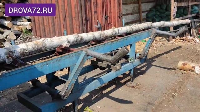 Как появляются колотые дрова? Производство. Будни дровосеков. Дрова72.ру
