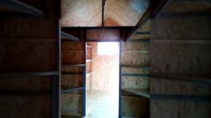 Каркасный домик из профнастила