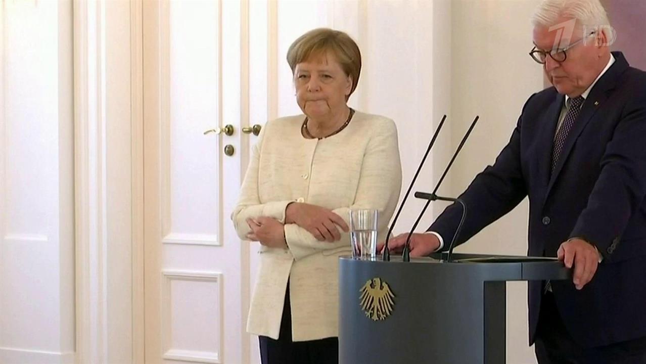 Ангела Меркель снова почувствовала недомогание на официальном мероприятии