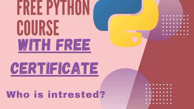 learn python free with certificate |#pythontutorialforbeginners