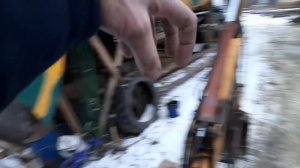 т-150 и необычная навеска.