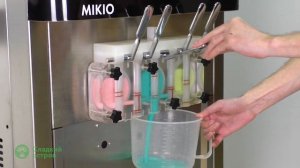 RONIN MIKIO ЗАПУСК фризера для мягкого мороженого со смесью
