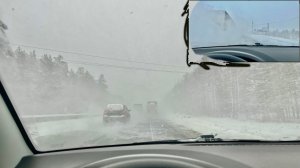 Борьба со стихией: поездка за мамой в Челябинск и снежные испытания на дороге!