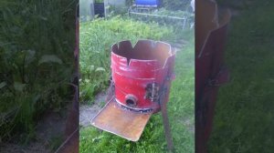 Самодельная печка для казана на 12л
