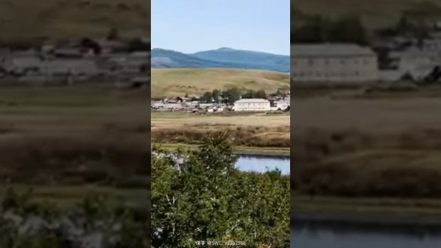 Вид на село Олочи Забайкальский край