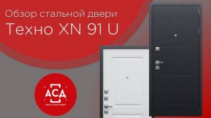 Входная дверь "Техно XN 91" Видеообзор