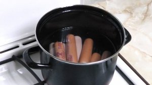 СОСИСКИ!Как сварить вкусные сосиски!))))