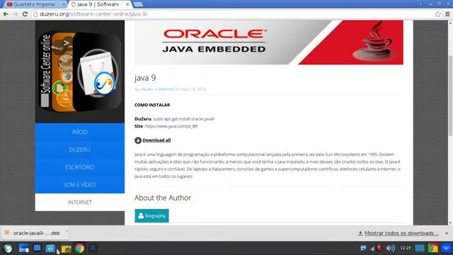 Instalando java 9 no DuZeru Linux смотреть онлайн