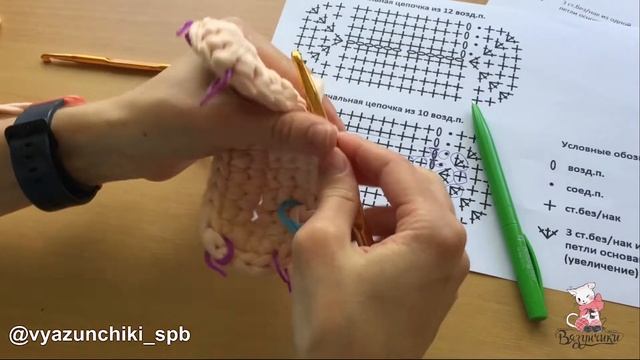 Мастер-класс: прямоугольная корзинка из трикотажной пряжи. Crochet Basket From T-shirt Yarn