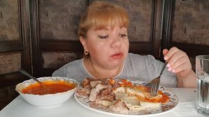 MUKBANG 🥰 ХИНКАЛ 🍽ЖРАТЬ ХОЧУ😉не А SMR Home Hinkal #мукбанг  #хинкал#mukbang