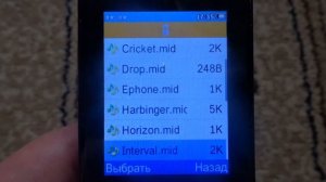 Alcatel 2000X ringtones on Philips Xenium E116