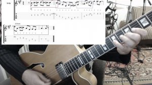 Jazz Guitar Lick for  A7 Chord | TABs