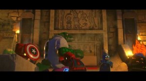 All Big-Fig Avenger Characters Hulk Smash Loki in LEGO Marvel Super Heroes 2