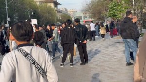 Panfilov & Arbat Streets Walking Tour, Almaty, Kazakhstan   4K