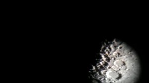 Луна в телескоп Sky - Watcher MAK 150 EQ - 3. Увеличение 277 крат. Съемка через окуляр. 24.08.2019.