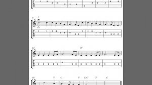 Joy To The World - Guitar tablature sheet music