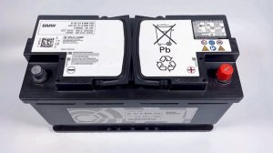 Оригинальный аккумулятор BMW 92 AH AGM 61216806755. Обзор.