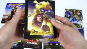 Blu-ray "Бамблби" [6 карточек, комикс, артбук]