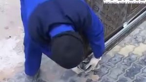 Монтаж и настройка откатных ворот