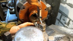 Расточка ступицы под подшипники за одну установку \ Hub boring for bearings for one installation