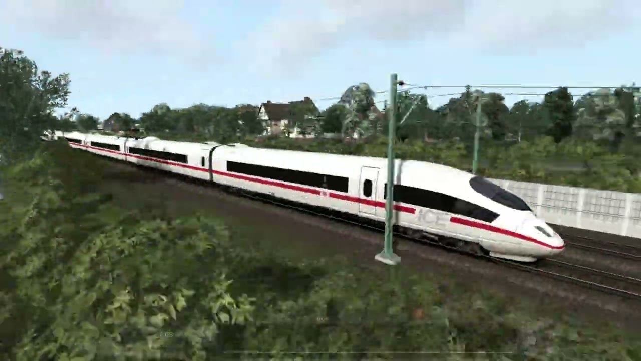 Train Simulator classic немецкий сапсан (ICE-3M) с поездом Карлсруэ-Мангейм-Франкфурт на Майне смотреть онлайн