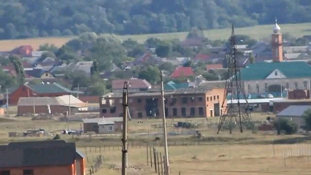 Самашки, снято с холма