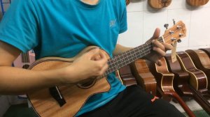 Ukulele Concert/Tenor Music Khuyết | Test Sound | Việt Mỹ Acoustic