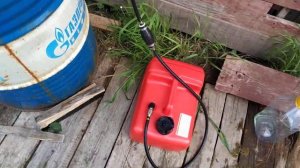 Suzuki DF 9,9 BS первый запуск в бочке