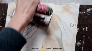 Подробный Мастер-класс Венецианская штукатурка с прожилками и интрузией | Decoro