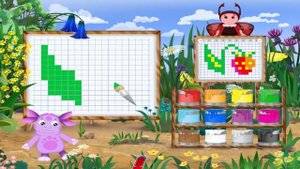 Лунтик - Учится рисовать [HD]