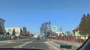 Слоним какие дороги и дома, город сегодня, Гродненская область, Беларуси. 2 минуты Слоним. март 202