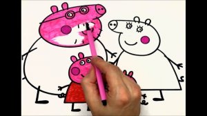 Свинка ПЕППА _ Как раскрасить Peppa Pig