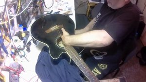 Ibanez ael2012e tks 12 repair Часть 2. Пьезоэлементы.