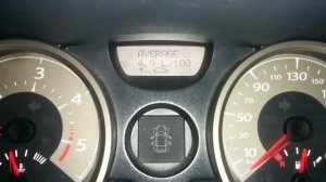 Stuck message "Replace card battery" on  Renault Megane 2