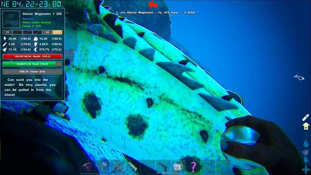 Спуск под воду в ARK: Survival Evolved с модом Pugnacia dinos №5 смотреть онлайн