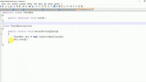 How to create abstract methods in java