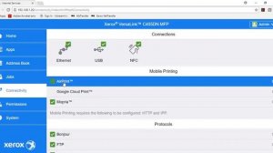 Xerox® VersaLink® Configuring AirPrint