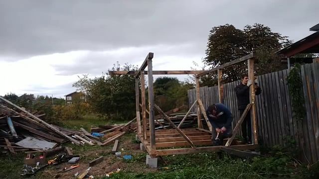 Каркасный Сарай за день или Купеческий дровник смотреть онлайн