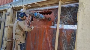 Резка проема в кирпичном стене