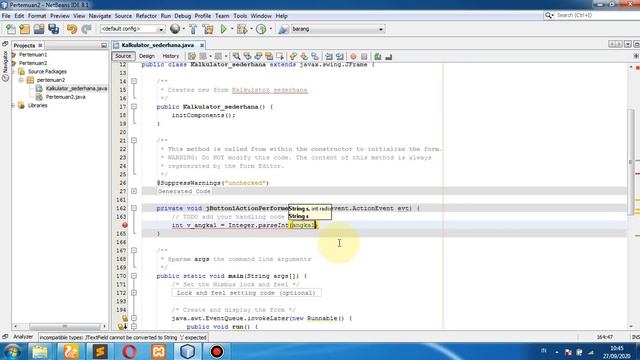 Pemograman Dekstop (Java Netbeans) #Part 2 - Kalkulator Sederhana смотреть онлайн