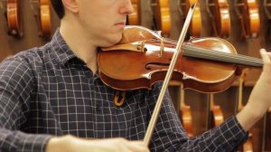 Karl Müller, Markneukirchen 1947, copy of Antonius Stradivarius Violin Demonstration