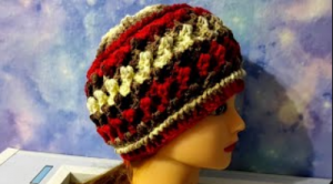 ШАПОЧКА осень-зима объемным узором 3D.  Шапочка для начинающих. (720p).mp4