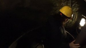 Cпуск в заброшенные шахты.