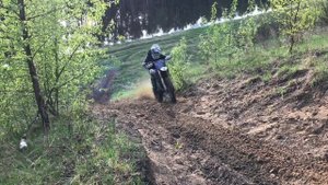 RUSSIAN TUN PEGS for YZ 125 -  KOZA RACING. HARD ENDURO TEST!