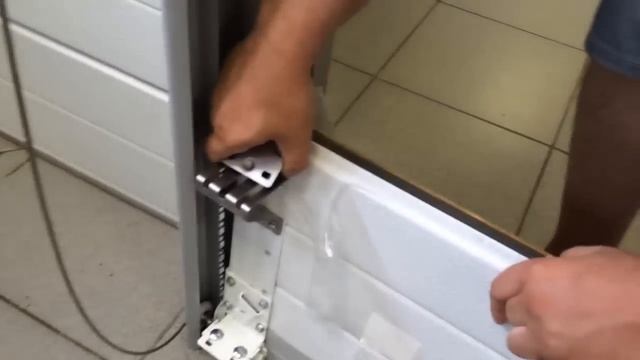 Монтаж секционных ворот с калиткой инструкция сборка установка