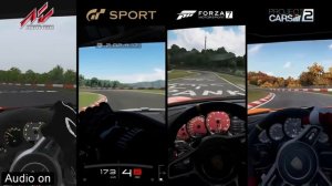 Assetto Corsa VS GT Sport VS Forza 7 VS Project CARS 2 (Porsche 911 GT3 RS Comparison)