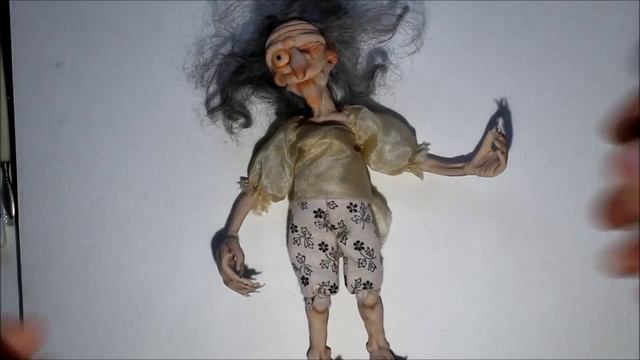 Одеваю Бабу Ягу ? Наряд Первый мастер класс For Baba Yaga clothing Outfit I?Tutorial смотреть онлайн