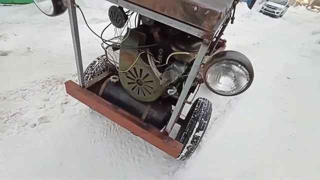 Минитрактор из металлолома своими руками смотреть онлайн