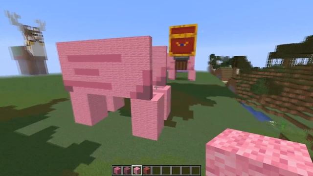 Minecraft Pig, Mob Build, Minecraft Statue, Minecraft Pig Statue - Bedrock, Java, Zu-Wii-Mama смотреть онлайн