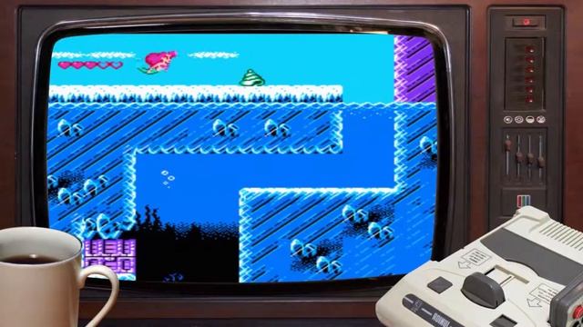 Игра под чаёк. Русалочка денди. Ретро игры смотреть онлайн